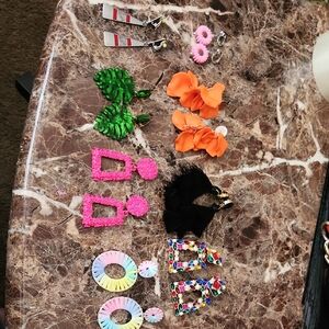 Vibrant Multicolor Women's Earrings Set